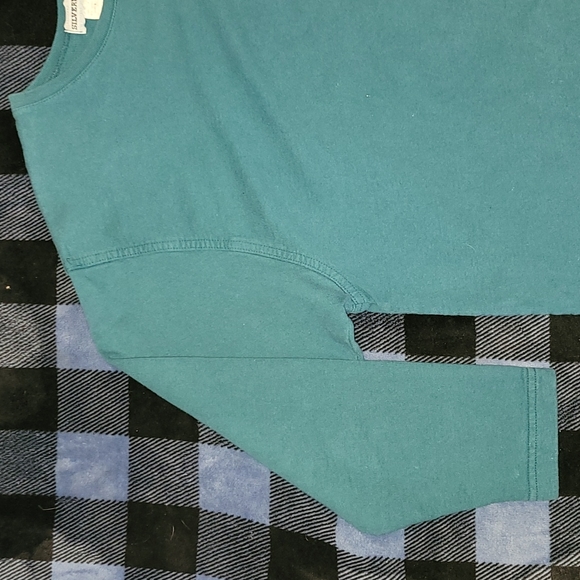 Vintage. Made in USA. SILVERWEAR. Thick cotton material. Size Large. - Picture 7 of 13